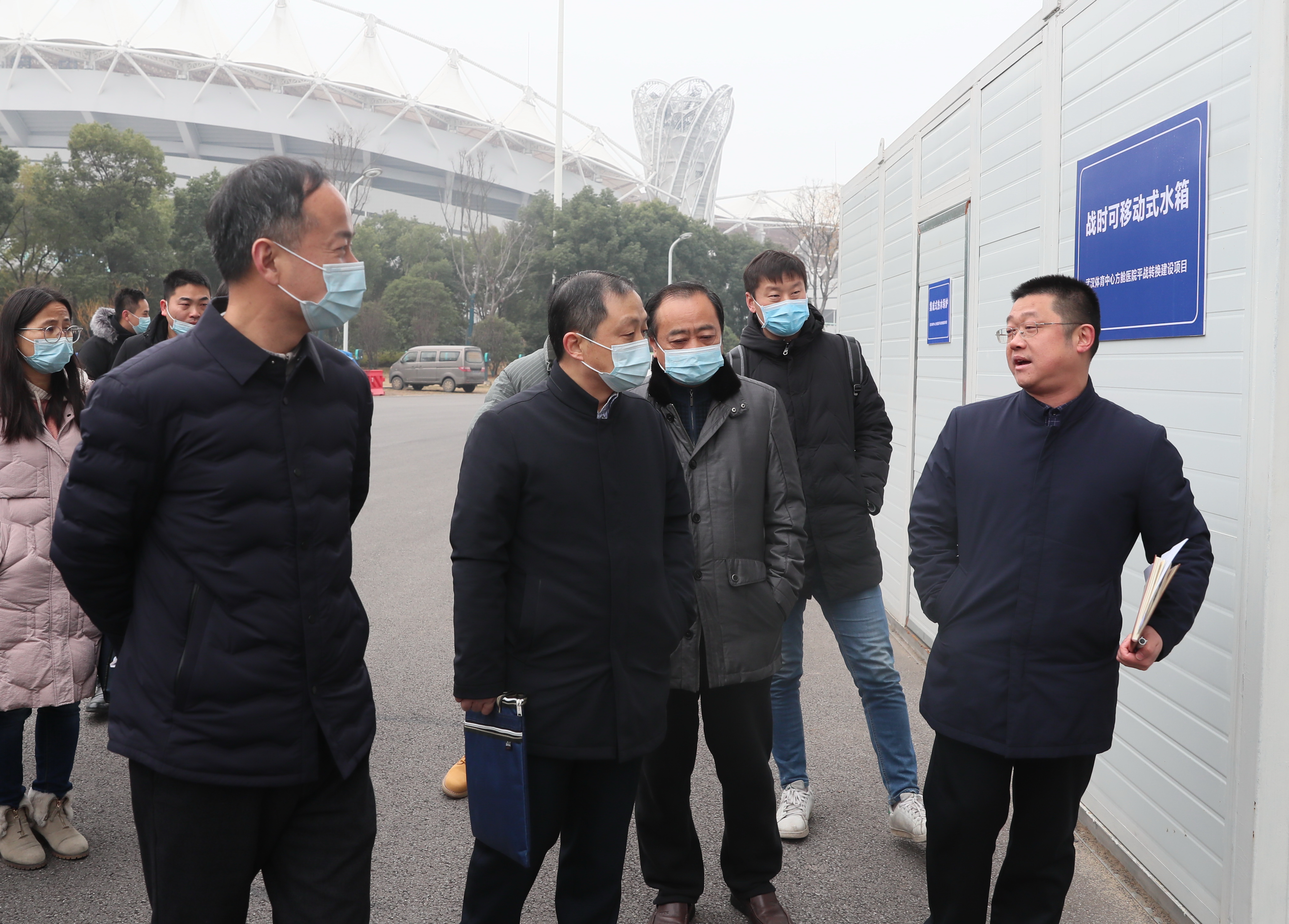 市纪委监委派驻市城建局纪检监察组调研九游体育平战结合改造项目(图3)