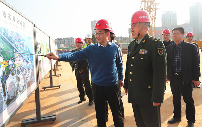 省军区司令员马涛调研九游体育军运会场馆建设(图3)