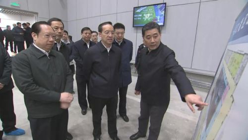 蒋超良王晓东到九游体育调研